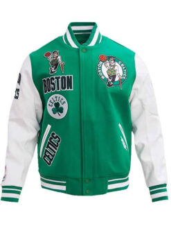 Boston Celtics Basketball Team Varsity Jacket