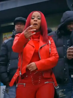 Cardi B Red Jacket