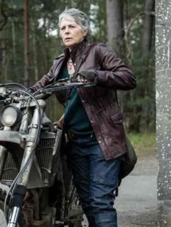 Carol Peletier Brown Leather Jacket