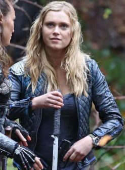 Clarke Griffin Black Leather Jacket