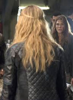 Clarke Griffin Quilted Black Leather Jacket