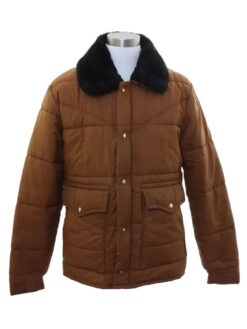 David Harbour Shearling Brown Jacket