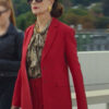 Diane Rovel Red Blazer