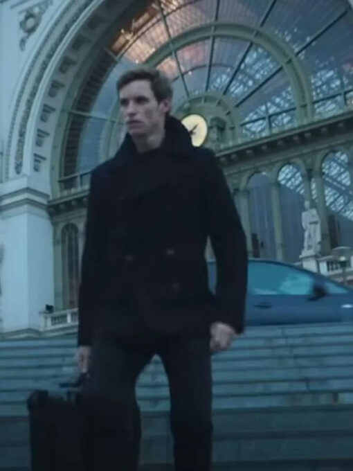 Eddie Redmayne Peacoat