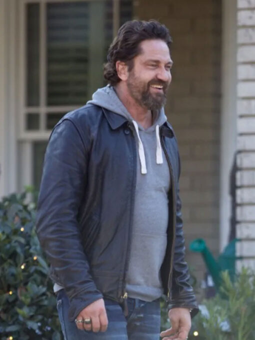 Gerard Butler Black Jacket