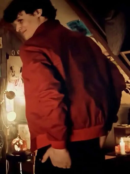 Jeremy Red Bomber Jacket