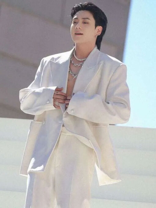 Jungkook White Suit