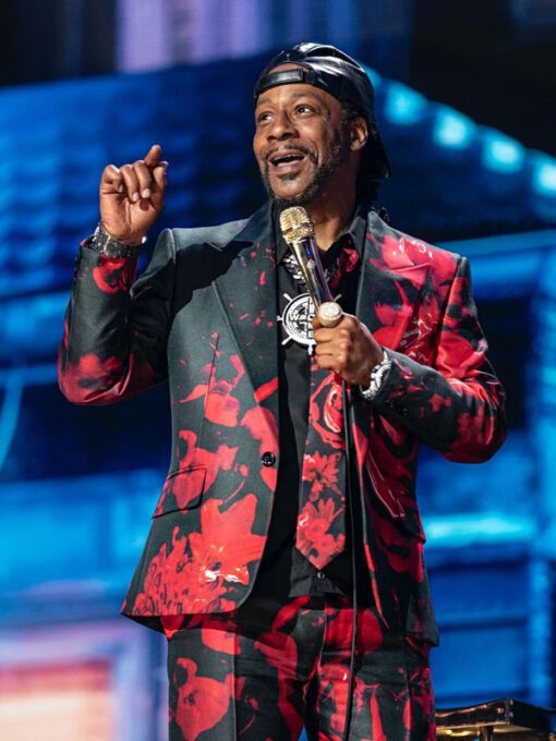 Katt Williams Red and Black Suit