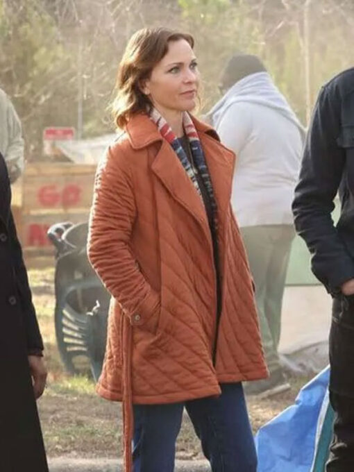 Kelli Williams Quilted Brown Coat