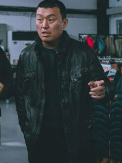 Kim Man jae Black Jacket