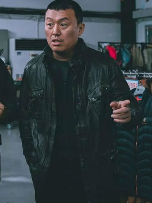 Kim Man jae Black Jacket