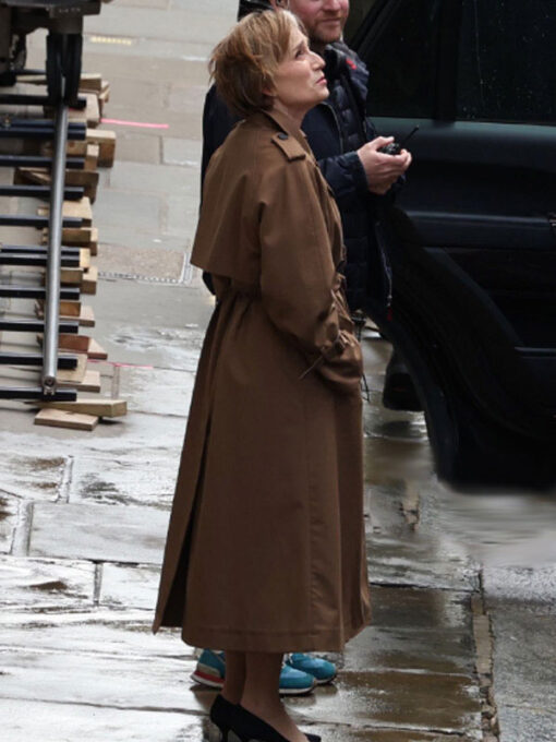 Kristin Scott Thomas Brown Trench Coat