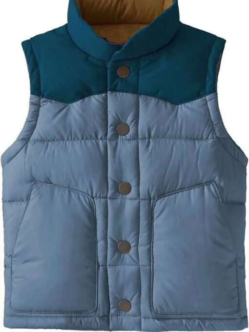 Lyndy Borden Blue Puffer Vest