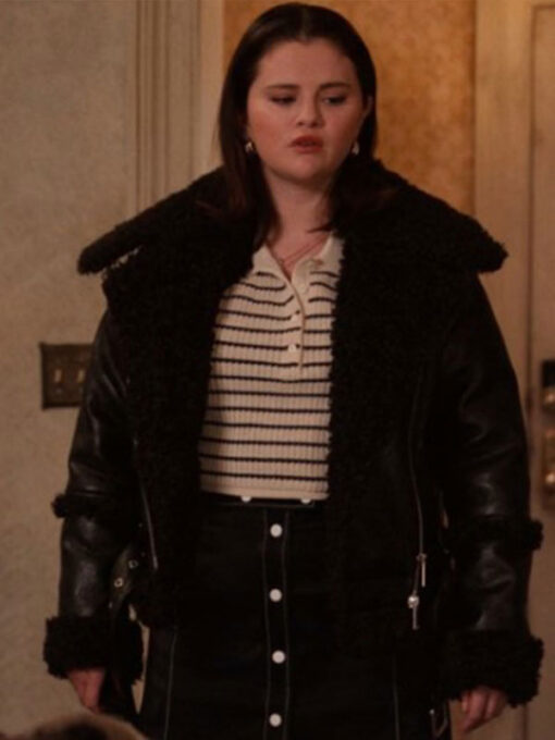 Mabel Mora Shearling Black Jacket