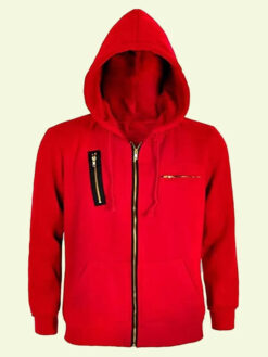 Money Heist Red Hoodie