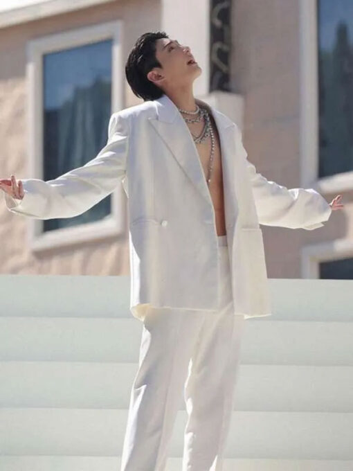 Music Video Jungkook White Suit