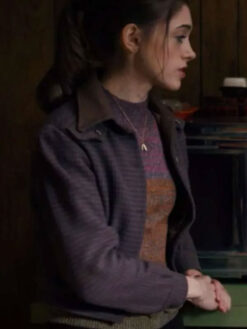 Nancy Wheeler Purple Cropped Jacket