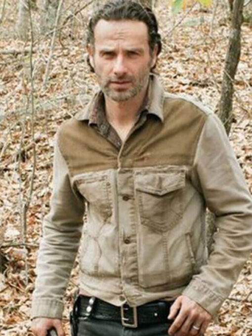 Rick Grimes Beige Jacket