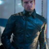 Sebastian Stan Black Jacket