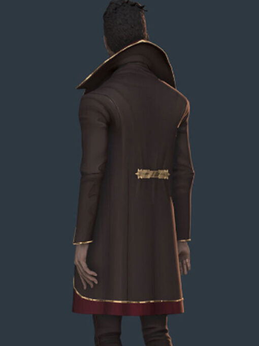 Silco Brown and Maroon Cosplay Costume Coat