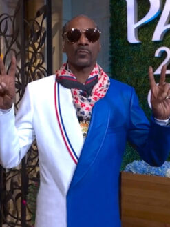 Snoop Dogg White and Blue Blazer