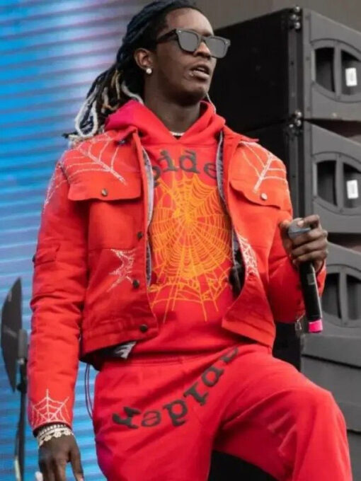 Young Thug Spider Red Jacket