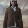 Young Ye Wenjie Brown Jacket