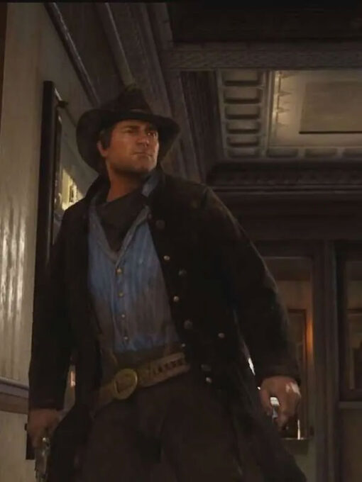 Arthur Morgan Brown Wool Coat