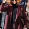 Avery Graves Maroon Coat