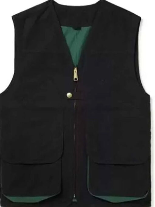 Brassic Vinnie Black Cotton Vest