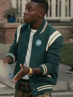 Carlton Banks Green Bomber Jacket