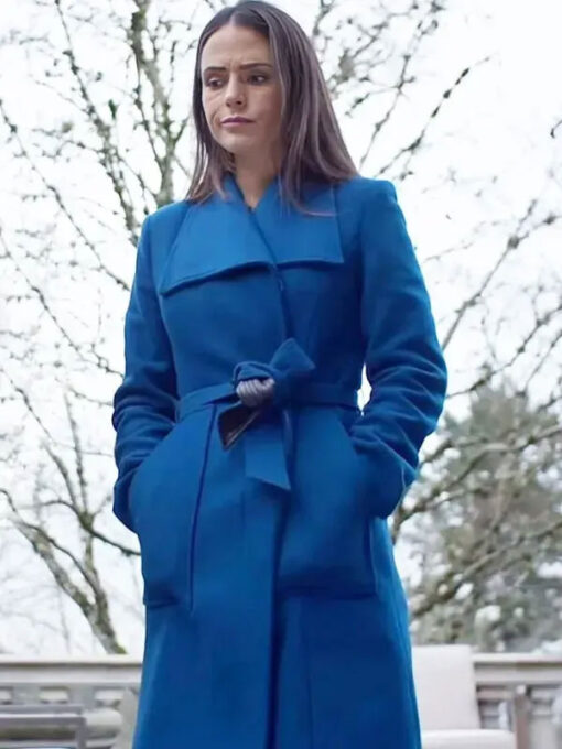 Cellar Door Sera Blue Wool Coat