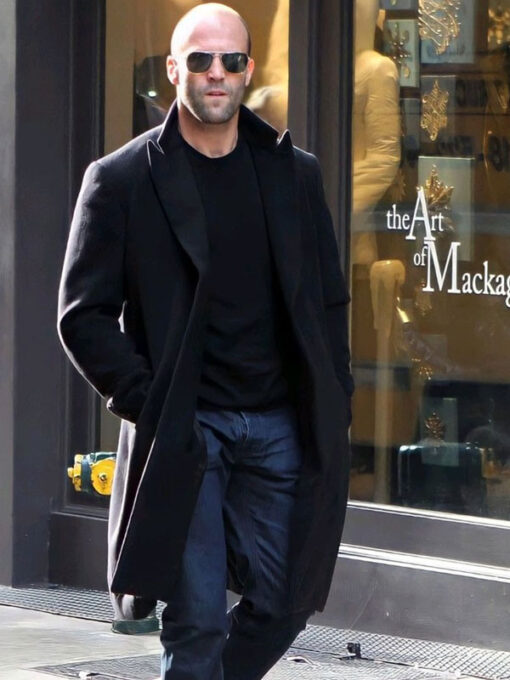 Deckard Shaw Black Wool Coat