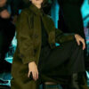 Diana Cavalieri Green Coat