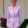 Elizabeth Debicki Purple Coat