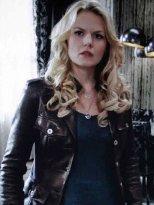 Emma Black Leather Jacket