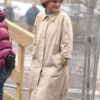 Emma Corrin Beige Coat