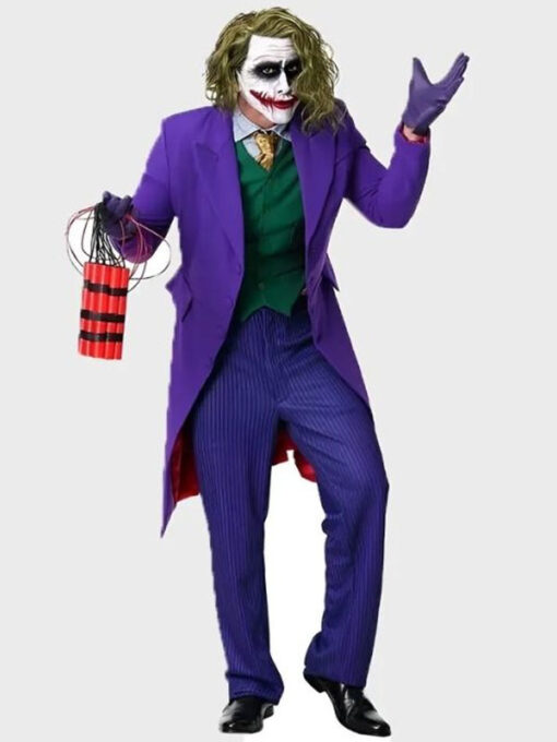 Halloween Joker Purple Coat