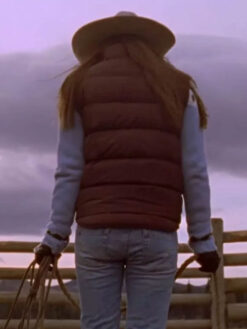 Heartland Amber Marshall Brown Puffer Vest