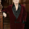 Hugh Hefner Maroon Coat