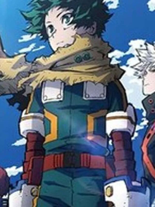 Izuku Midoriya Green Leather Jacket