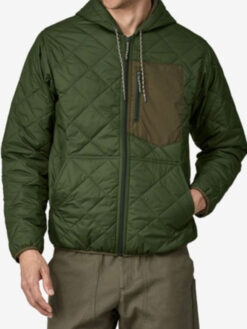 Jacob Hill Quilted Green Jacket