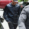 Jason Statham Black Bomber Jacket