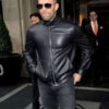 Jason Statham Black Leather Jacket