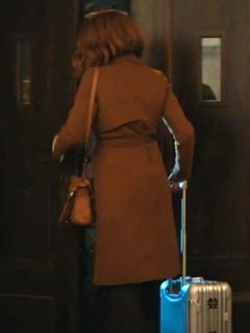 Kate Beckinsale Brown Trench Coat