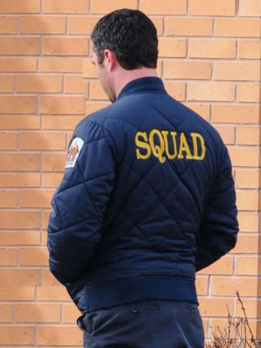 Kelly Severide Blue Quilted Jacket