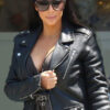 Kim Kardashian Biker Jacket