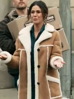 Lana Lang Cushing Shearling Brown Coat