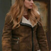 Melinda Monroe Shearling Brown Jacket