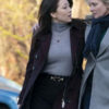 Reenie Greene Maroon Coat